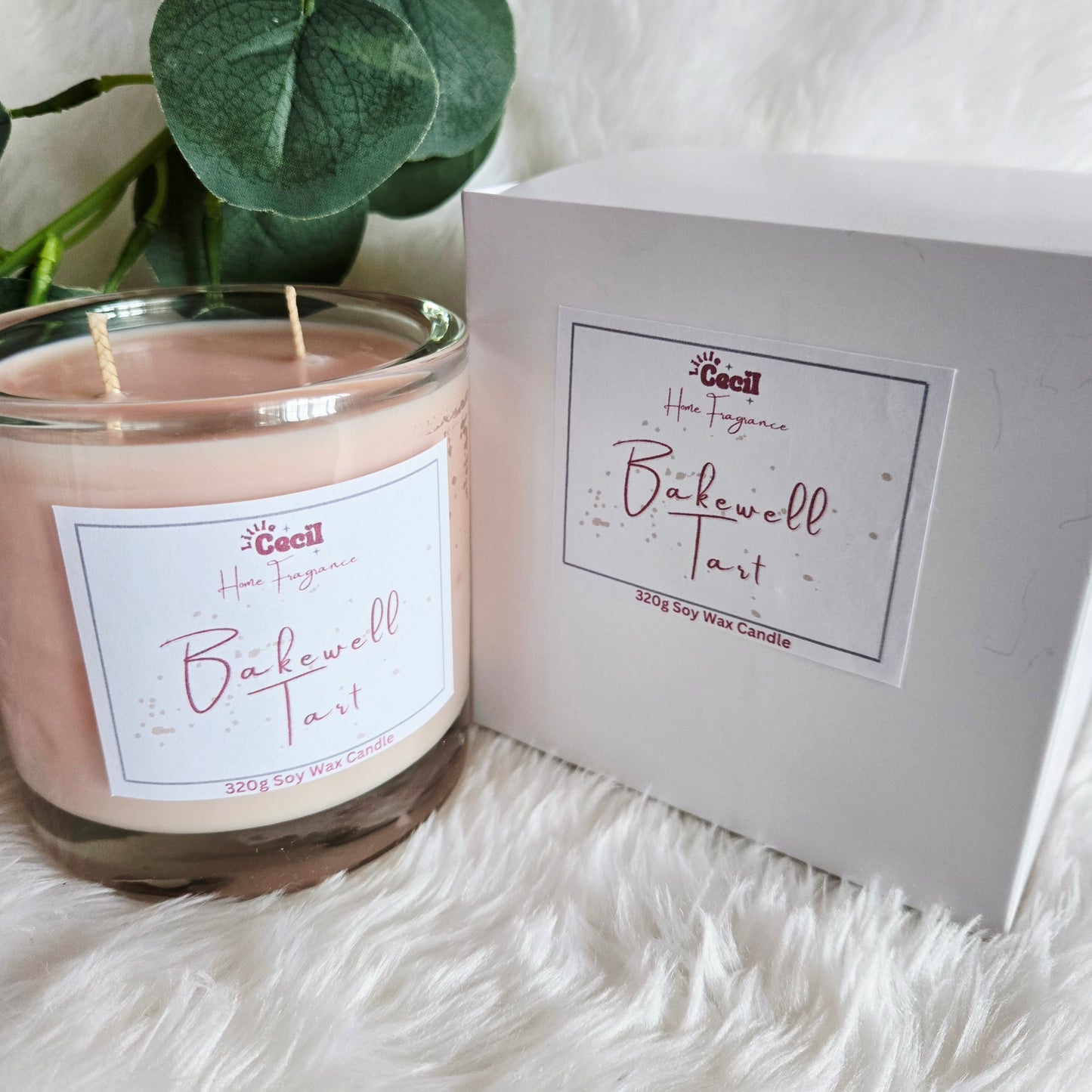 Large Bakewell Tart Candle