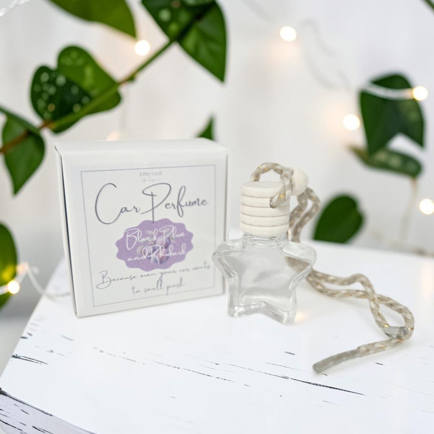 Black Plum and Rhubarb Car Perfume