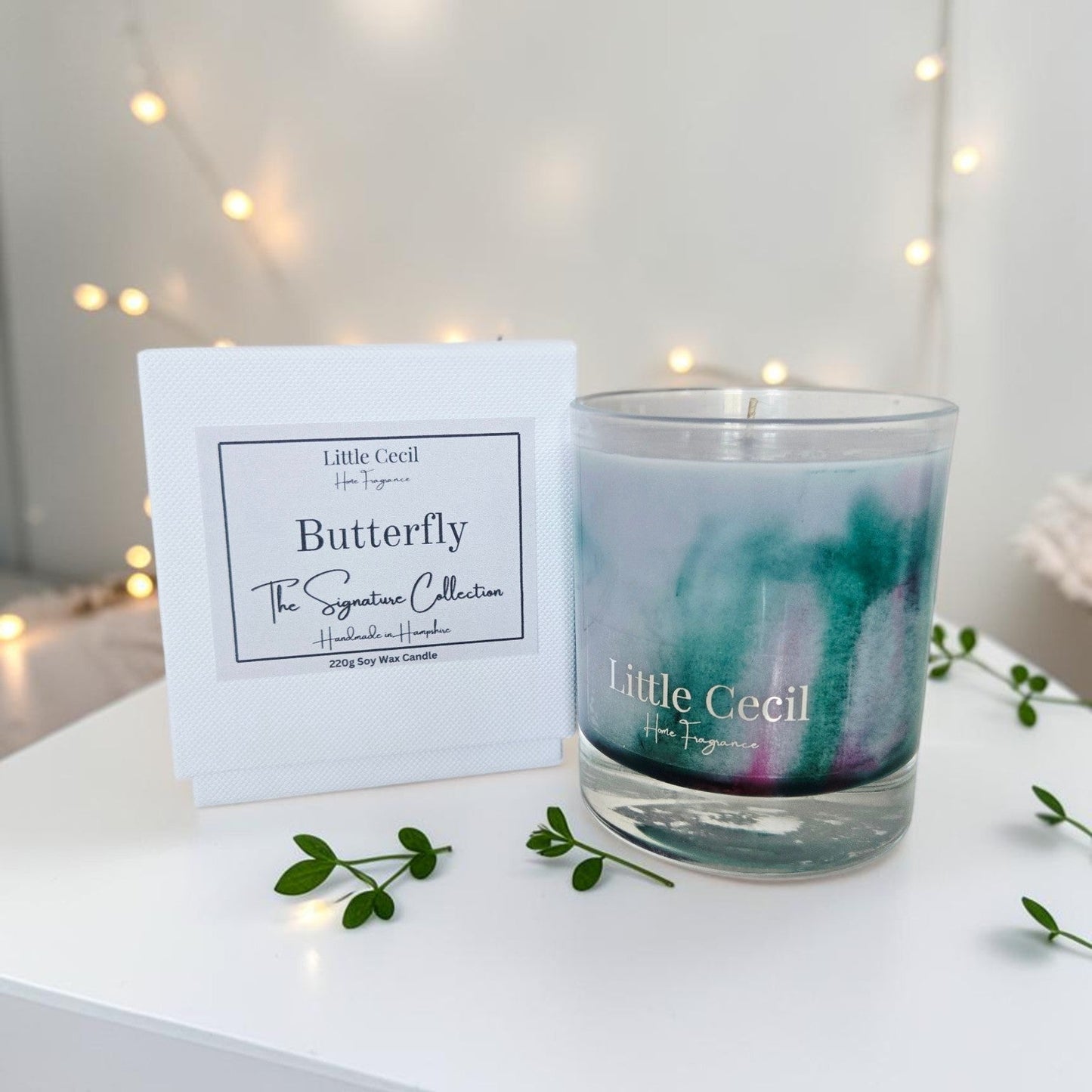 Butterfly Signature Candle