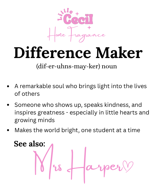 Teacher - Difference Maker