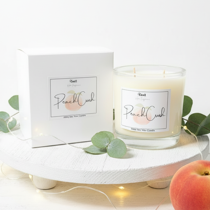 Large Peach Crush Candle
