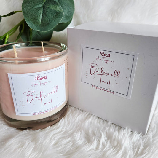 Large Bakewell Tart Candle