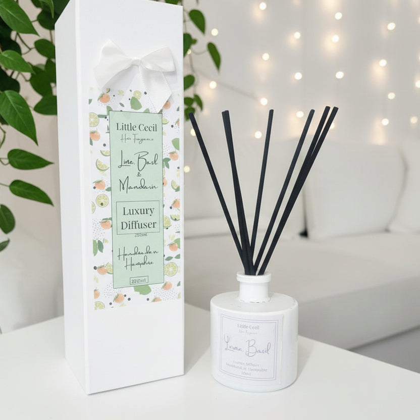 Luxury Lime, Basil and Mandarin Reed Diffuser