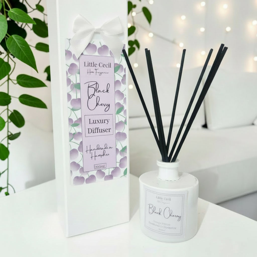 Luxury Black Cherry Reed Diffuser