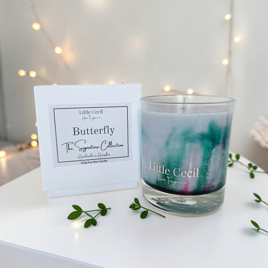 Butterfly Signature Candle