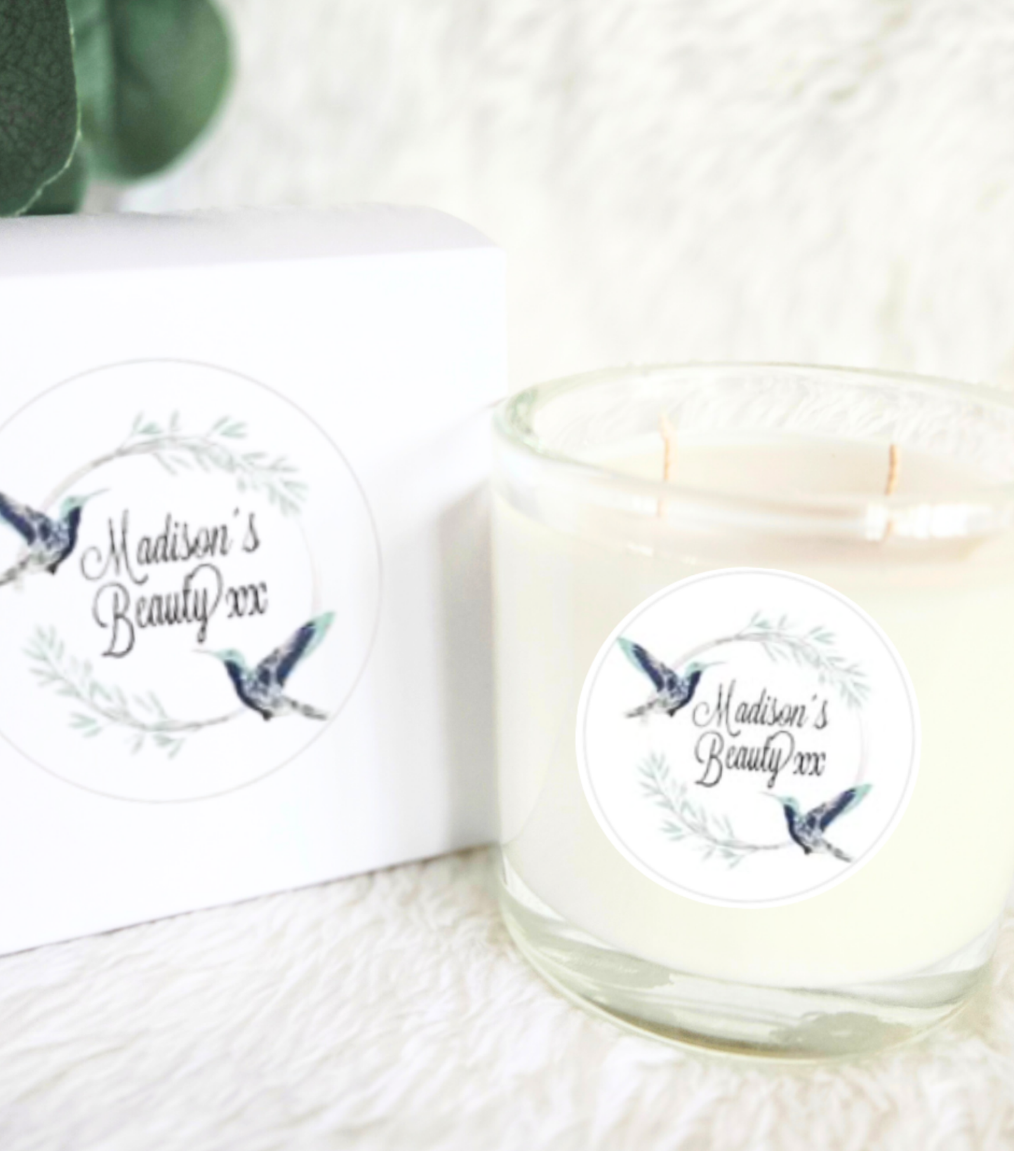 Large Custom Candle