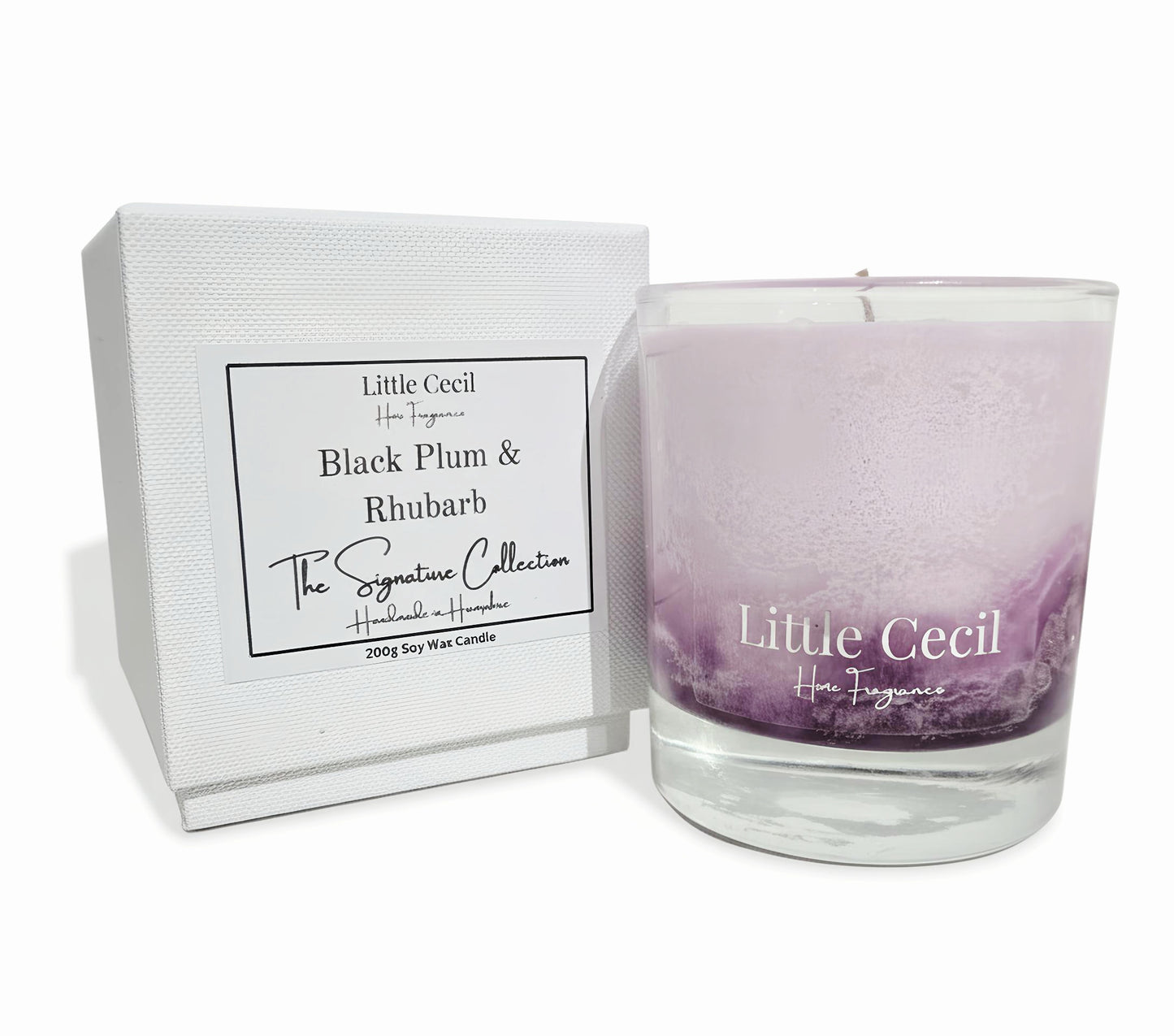 Black Plum and Rhubarb Signature Candle