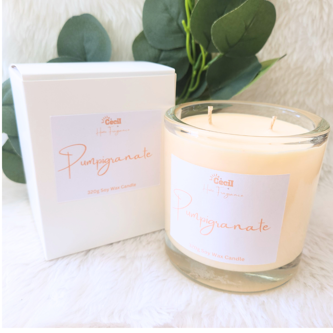Large, Pumigranate Candle