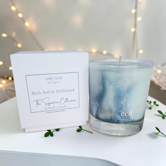 Rock Salt & Driftwood Signature Candle