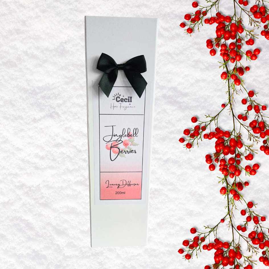Jinglebell Berries Luxury Reed Diffuser