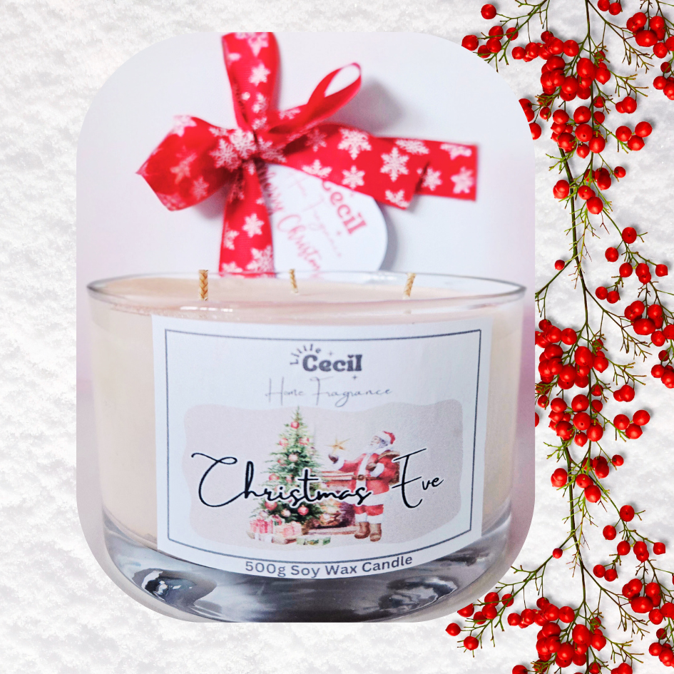 3 Wick Gift-boxed Luxury Christmas Eve Candle