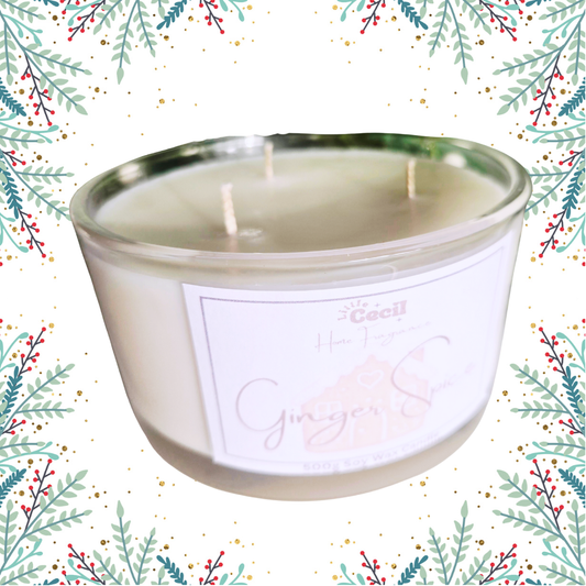 3 Wick Gift-boxed Luxury Ginger Spice Candle