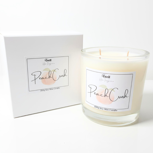 Large Peach Crush Candle