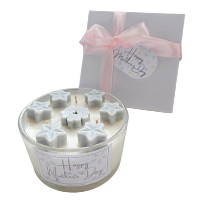 Large, Grey Mother's Day Candle