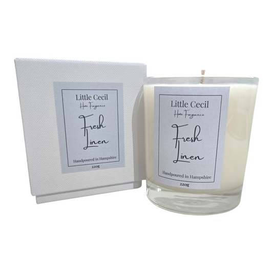 Medium Fresh Linen Candle 220g