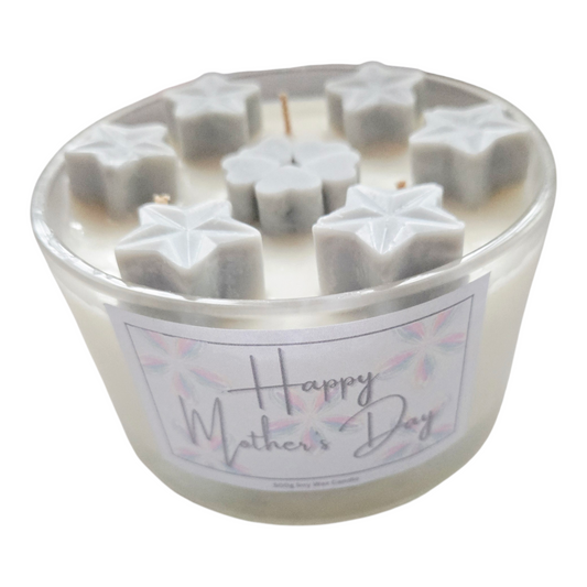 Large, Grey Mother's Day Candle